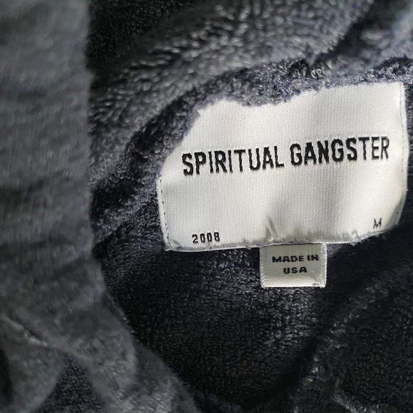 Spiritual Gangster OversizedLogo Hoodie Sweatshirt - Picture 3 of 5